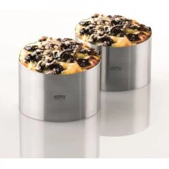 GEFU Plats à Four Anneaux Pour Desserts Et Hors-d'oeuvre En Acier Inoxydable Argent -Accessoires de cuisson Soldes anneaux pour desserts et hors d oeuvre en acier inoxydable argent 3