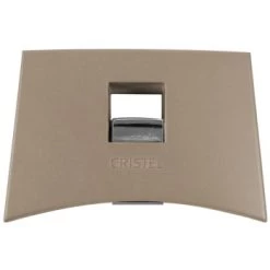 Cristel Accessoires De Cuisson Anse Amovible Résine Et Inox Blanc L5 X L8 X H2 -Accessoires de cuisson Soldes anse amovible resine et inox taupe l5 x l8 x h2