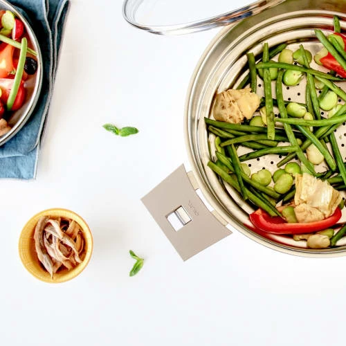 Cristel Accessoires De Cuisson Anse Amovible Résine Et Inox Vert Tilleul L5 X L8 X H2 4 Cristel Accessoires De Cuisson Anse Amovible Résine Et Inox Vert Tilleul L5 X L8 X H2 – Image 2