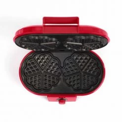Livoo Accessoires De Cuisson Appareil à Gaufres En Résine Rouge -Accessoires de cuisson Soldes appareil a gaufres en resine rouge 2