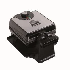 Livoo Accessoires De Cuisson Appareil à Gaufres Pivotant En Métal Gris