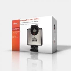 Livoo Accessoires De Cuisson Appareil à Gaufres Pivotant En Métal Gris -Accessoires de cuisson Soldes appareil a gaufres pivotant en metal gris 5