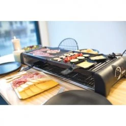 Livoo Accessoires De Cuisson Appareil à Raclette 12 Personnes En Métal Noir -Accessoires de cuisson Soldes appareil a raclette 12 personnes en metal noir 2