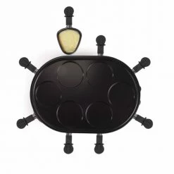 Livoo Accessoires De Cuisson Appareil à Raclette Et Mini-crêpes En Métal Noir -Accessoires de cuisson Soldes appareil a raclette et mini crepes en metal noir 5