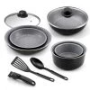 Cuisinox Casseroles Batterie De Cuisine 10 Pièces En Aluminium Et Revêtement Anti-adhésif 2 Cuisinox Casseroles Batterie De Cuisine 10 Pièces En Aluminium Et Revêtement Anti-adhésif -Accessoires de cuisson Soldes batterie de cuisine 10 pieces en aluminium et revetement anti adhesif