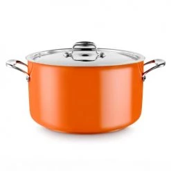 Pujadas Cocottes Braisière Avec Couvercle Ø 24 Cm Orange