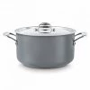 Pujadas Cocottes Braisière Avec Couvercle Ø 28 Cm Gris