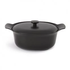 BergHoff Casseroles Braisière Ovale Avec Couvercle Noir 28*22 Cm - Ron -Accessoires de cuisson Soldes braisiere ovale avec couvercle noir 28 22 cm ron 3
