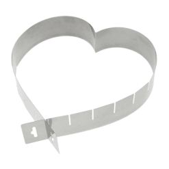 Youdoit Plats à Four Cadre à Pâtisserie Extensible Coeur