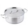 BOJ Casseroles Casserole En Acier Inoxydable D28cm -Accessoires de cuisson Soldes casserole en acier inoxydable d28cm
