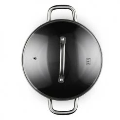 BOJ Casseroles Casserole En Fonte Revêtue De Téflon D26cm -Accessoires de cuisson Soldes casserole en fonte revetue de teflon d26cm 3