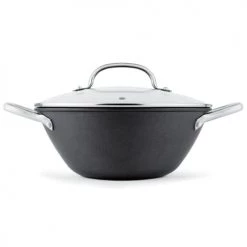 BOJ Casseroles Casserole En Fonte Revêtue De Téflon D32cm