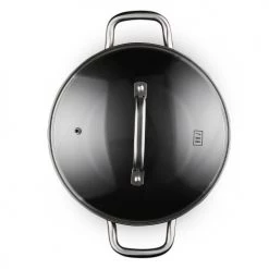 BOJ Casseroles Casserole En Fonte Revêtue De Téflon D32cm -Accessoires de cuisson Soldes casserole en fonte revetue de teflon d32cm 3