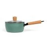 Livoo Casseroles Casserole Wood Line En Aluminium Vert -Accessoires de cuisson Soldes casserole wood line en aluminium vert 1