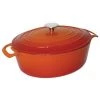 Vogue Cocottes Cocotte En Fonte Ovale Orange 5 L -Accessoires de cuisson Soldes cocotte en fonte ovale orange 5 l