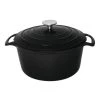 Vogue Cocottes Cocotte En Fonte Ronde Noire 3.2 L -Accessoires de cuisson Soldes cocotte en fonte ronde noire 3 2 l