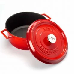 Combisteel Cocottes Cocotte En Fonte Rouge Ø 24 Cm