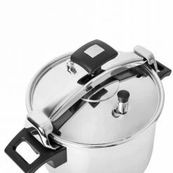 BOJ Cocottes Cocotte Minute 6L En Acier Inoxydable -Accessoires de cuisson Soldes cocotte minute 6l en acier inoxydable 3
