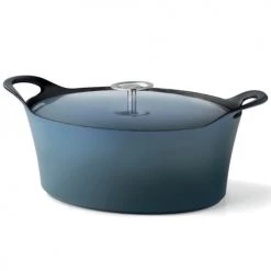 Cuisinox Cocottes Cocotte Ovale Bleue 29cm