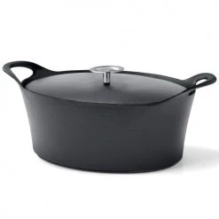 Cuisinox Cocottes Cocotte Ovale Noire 29cm