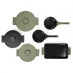 Serax Cocottes Cocotte Surface Fonte Noire D15cm 1L -Accessoires de cuisson Soldes cocotte surface fonte noire d15cm 1l 5