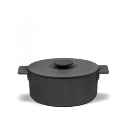 Serax Cocottes Cocotte Surface Fonte Noire D20cm 2L