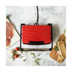 Livoo Accessoires De Cuisson Compact Gril En Aluminium Rouge -Accessoires de cuisson Soldes compact gril en aluminium rouge 2