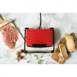 Livoo Accessoires De Cuisson Compact Gril En Aluminium Rouge -Accessoires de cuisson Soldes compact gril en aluminium rouge 4