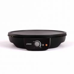 Livoo Accessoires De Cuisson Crêpière En Métal Noir