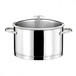 Cuisinox Casseroles Faitout 24cm Inox Avec Couvercle Universel En Acier Inoxydable