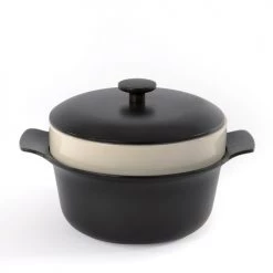 BergHoff Casseroles Faitout Avec Couvercle Fonte De Fer Noir 24 Cm - Ron -Accessoires de cuisson Soldes faitout avec couvercle fonte de fer noir 24 cm ron 4
