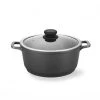 Pujadas Cocottes Faitout Avec Couvercle Noir Fonte D'aluminium 24cm -Accessoires de cuisson Soldes faitout avec couvercle noir fonte d aluminium 24cm