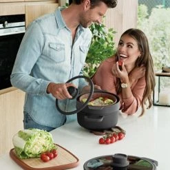 BergHoff Casseroles Faitout Avec Couvercle Stone 24x14 Cm - Leo -Accessoires de cuisson Soldes faitout avec couvercle stone 24x14 cm leo 2