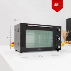 Kitchen Move Accessoires De Cuisson Four Multifonction Noir 48L 1800W -Accessoires de cuisson Soldes four multifonction noir 48l 1800w 4