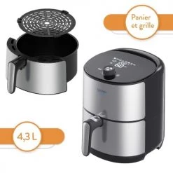 Kitchen Move Accessoires De Cuisson Friteuse électrique Sans Huile Polypropylène Noir 1500W -Accessoires de cuisson Soldes friteuse electrique sans huile polypropylene noir 1500w 3