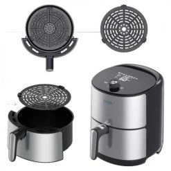 Kitchen Move Accessoires De Cuisson Friteuse électrique Sans Huile Polypropylène Noir 1500W -Accessoires de cuisson Soldes friteuse electrique sans huile polypropylene noir 1500w 5