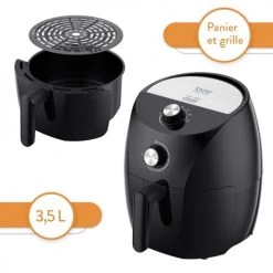 Kitchen Move Accessoires De Cuisson Friteuse électrique Sans Huile Polypropylène Noir 3.5L 1400W -Accessoires de cuisson Soldes friteuse electrique sans huile polypropylene noir 3 5l 1400w 4