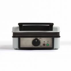 Livoo Accessoires De Cuisson Gaufrier Avec Thermostat En Aluminium Blanc