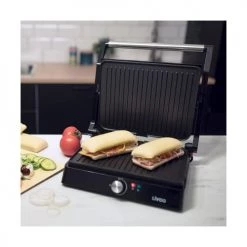 Livoo Accessoires De Cuisson Grill Viande Et Panini En Acier Inoxydable Gris -Accessoires de cuisson Soldes grill viande et panini en acier inoxydable gris 2