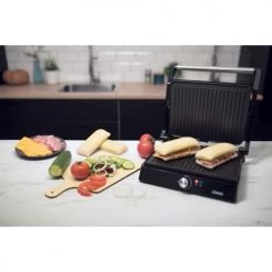 Livoo Accessoires De Cuisson Grill Viande Et Panini En Acier Inoxydable Gris -Accessoires de cuisson Soldes grill viande et panini en acier inoxydable gris 3