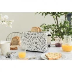 Livoo Accessoires De Cuisson Grille-pain Jungle En Acier Inoxydable Blanc -Accessoires de cuisson Soldes grille pain jungle en acier inoxydable blanc 1