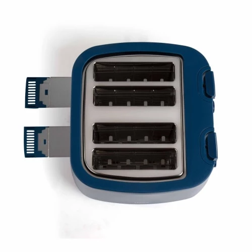 Accessoires De Cuisson Livoo Grille-pain 4 Fentes En Polypropylène Bleu 6 Accessoires De Cuisson Livoo Grille-pain 4 Fentes En Polypropylène Bleu – Image 4