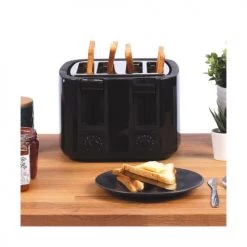 Accessoires De Cuisson Livoo Grille-pain 4 Fentes En Polypropylène Noir -Accessoires de cuisson Soldes livoo grille pain 4 fentes en polypropylene noir 3