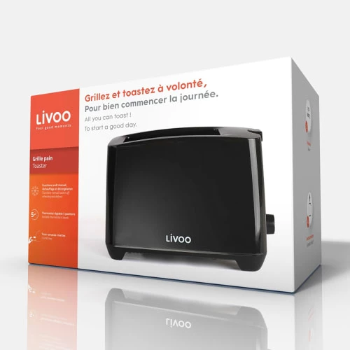 Accessoires De Cuisson Livoo Grille-pain En Polypropylène Noir 7 Accessoires De Cuisson Livoo Grille-pain En Polypropylène Noir – Image 5