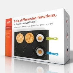 Accessoires De Cuisson Livoo Set Mini Woks, Crêpière Et Gril En Métal Noir -Accessoires de cuisson Soldes livoo set mini woks crepiere et gril en metal noir 5