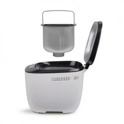 Livoo Accessoires De Cuisson Machine à Pain 550W 12 Programmes En Aluminium Blanc -Accessoires de cuisson Soldes machine a pain 550w 12 programmes en aluminium blanc 2