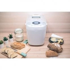 Livoo Accessoires De Cuisson Machine à Pain Fait Maison En Métal Blanc -Accessoires de cuisson Soldes machine a pain fait maison en metal blanc 3