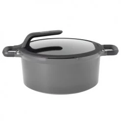 BergHoff Casseroles Marmite Avec Couvercle Anti-chaleur Gris 28 Cm - Gem