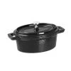 Vogue Cocottes Mini Cocotte Ovale En Fonte 315 Ml -Accessoires de cuisson Soldes mini cocotte ovale en fonte 315 ml
