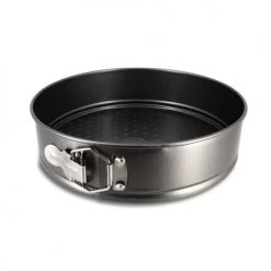 Menastyl Plats à Four Moule à Charnière à Fond Amovible En Acier Carbone 26 Cm